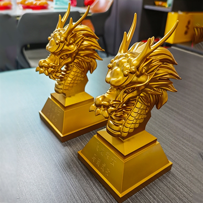 飛龍乘云，馬到成功鋁件